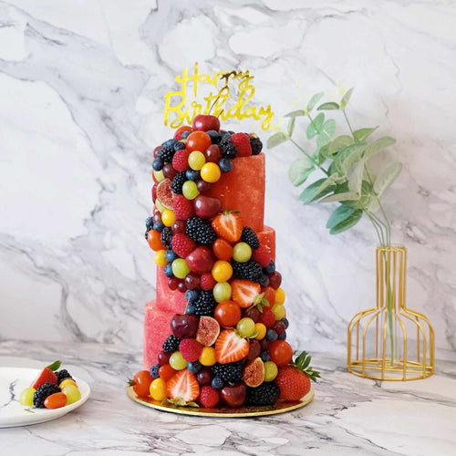 Fruity Gift: The Watermelon Cake | Birthday Fruit Cake | Leicester