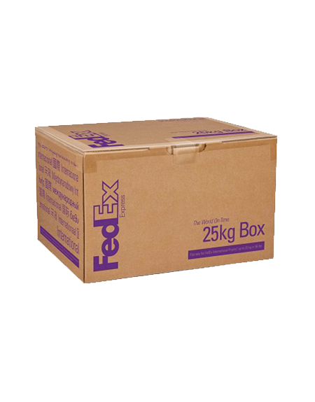 fedex 25kg box iship express eco friendly packaging materials for food