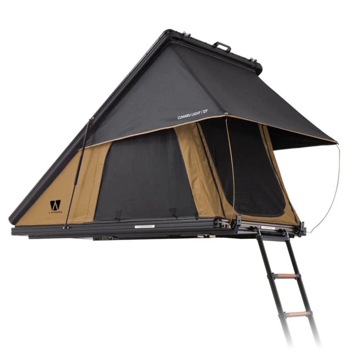 trekvoss - Alu Triangle Hartschalen Dachzelt CUMARU LIGHT 152 ECO grau