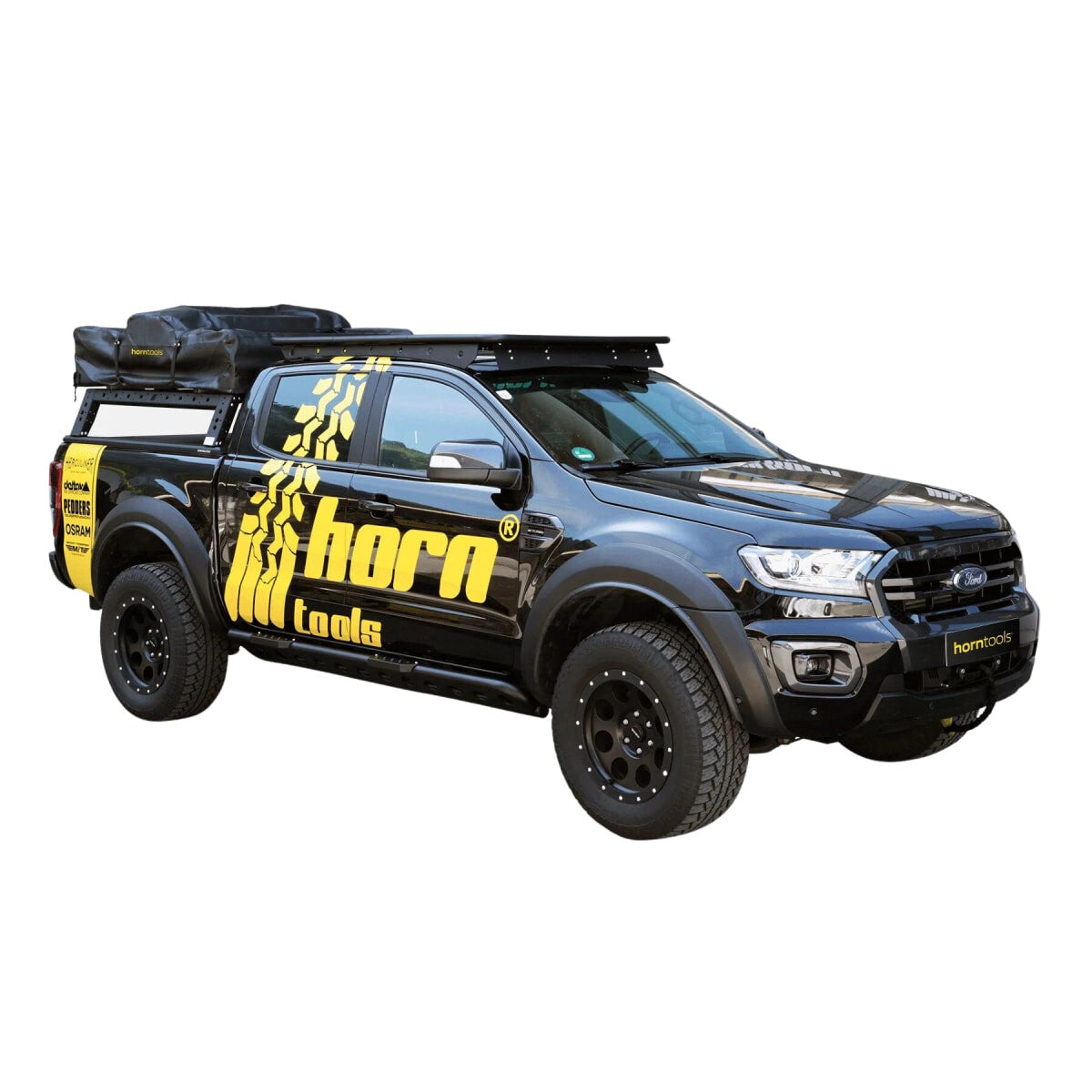 trekvoss - Horntools Dachträger NAVIS flach Ford Ranger Aluminium