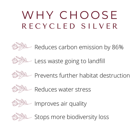 Why choose recycled silver?