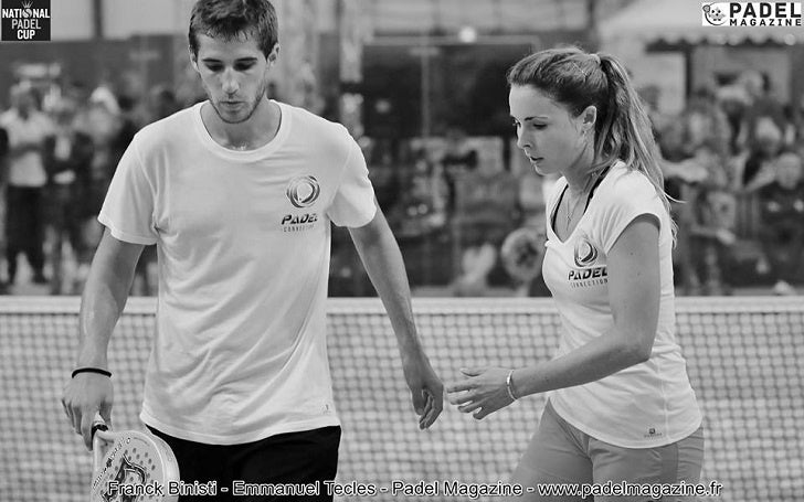 tournoi de padel Alize Cornet et Michael Kuzaj