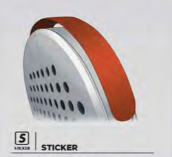 Technologie Bullpadel Sticker
