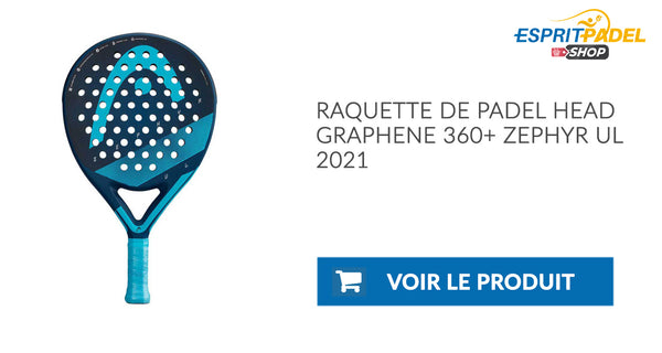 raquette de padel zephyr ul head