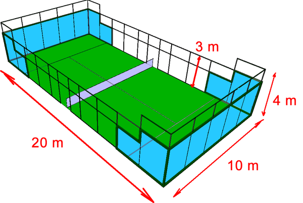 Padel Field Dimension