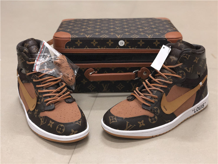 These Louis Vuitton x OffWhite x Air Jordan 1 Customs Dont Come   Sneaker Freaker