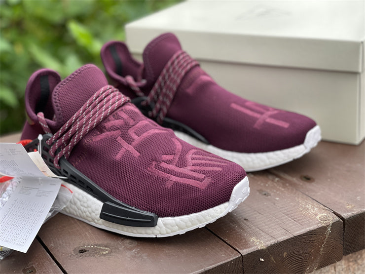 adidas nmd r1 pharrell hu friends and family burgundy