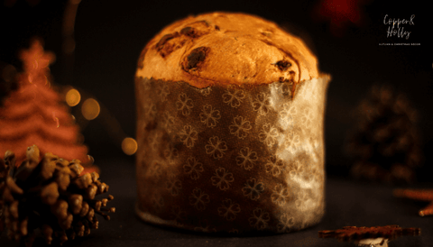 Panettone in traditional paper case, as part of the blog post 10 facts you didn't know about panettone