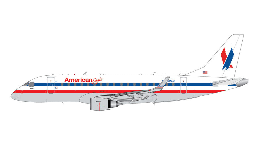 GeminiJets G2AAL1061 1:200 American Eagle Embraer 170