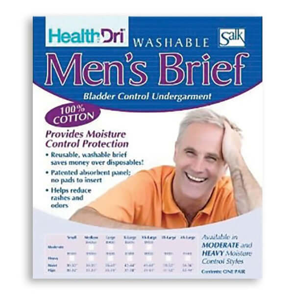 HealthDri™ Men's Breathable Reusable Briefs – Heavy Absorbency - On The  Mend Medical Supplies & Equipment