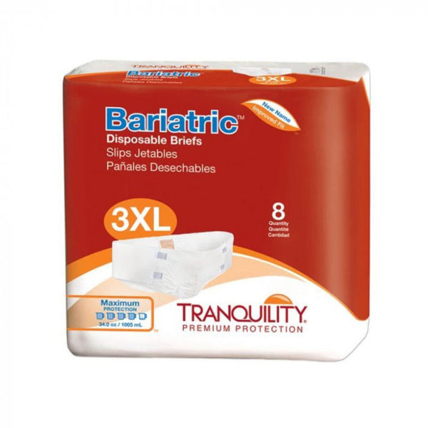Tranquility AIR-Plus Disposable Bariatric Brief 4-5XL 70 - 108 