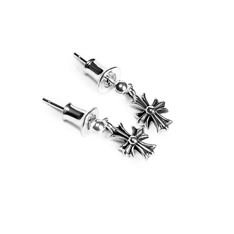 CHROME HEARTS TINY E CH PLUS DROP EARRING | CHROME WORLD – Chrome World