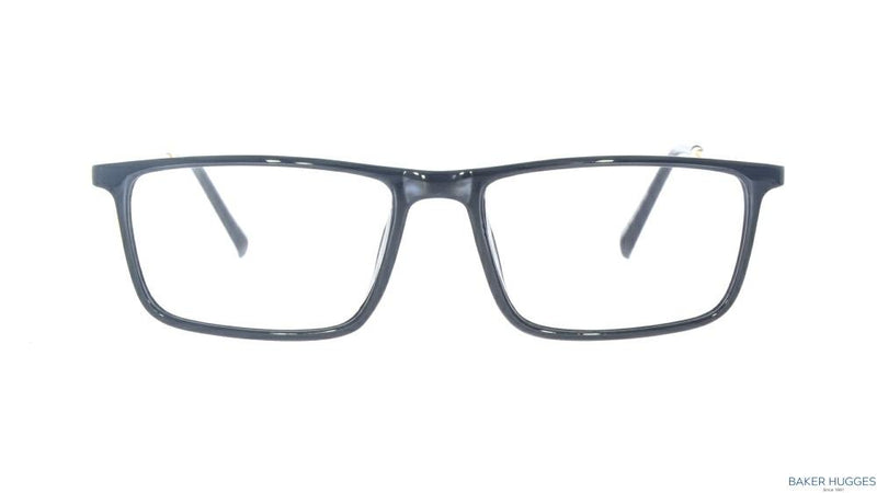 Baker Hugges BH A12289 Black Rectangle Medium Full Rim Eyeglasses