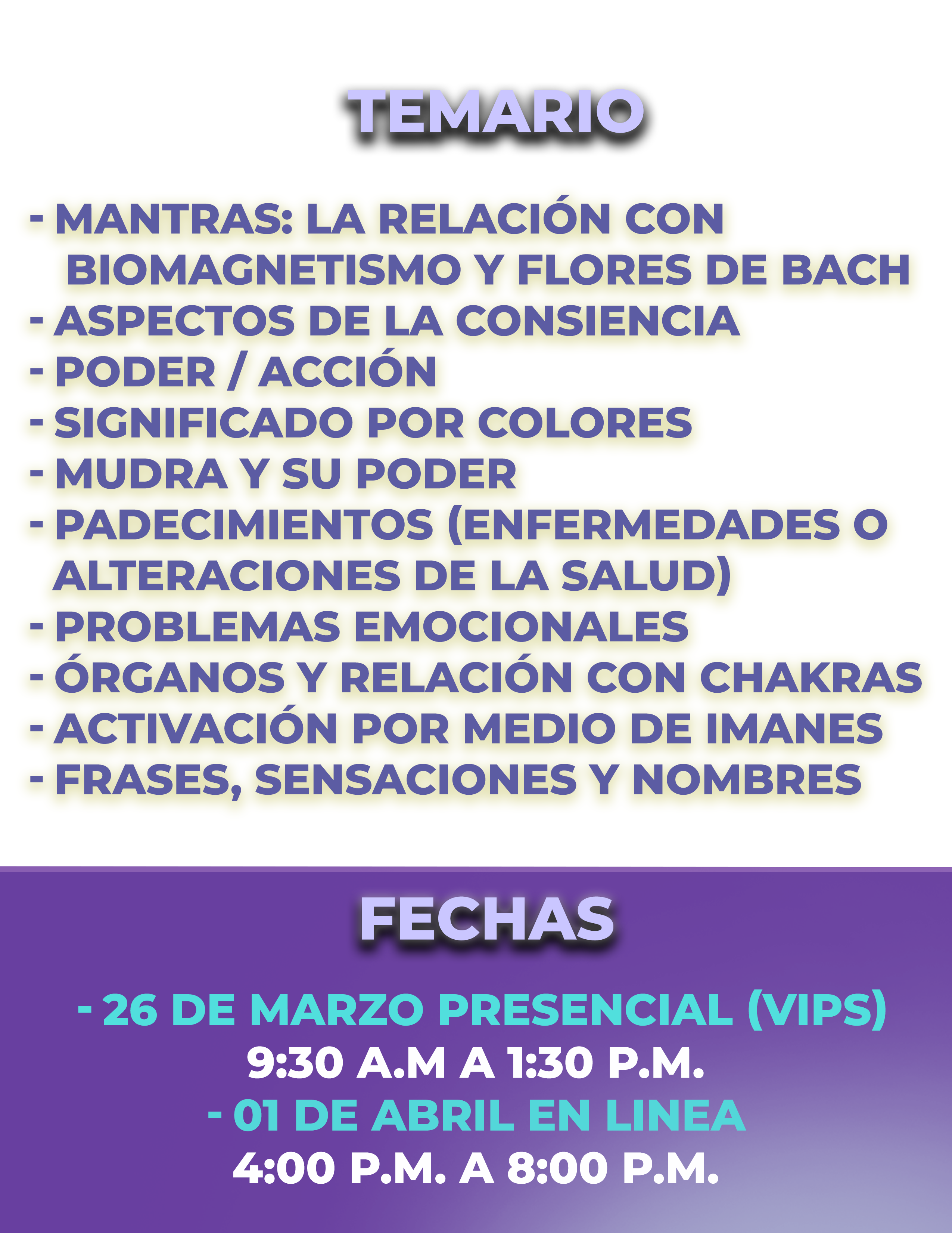 TALLER DE BIOMAGNETISMO CHAKRAS EN PUEBLA – Biomagnetismo Biopar vive sano