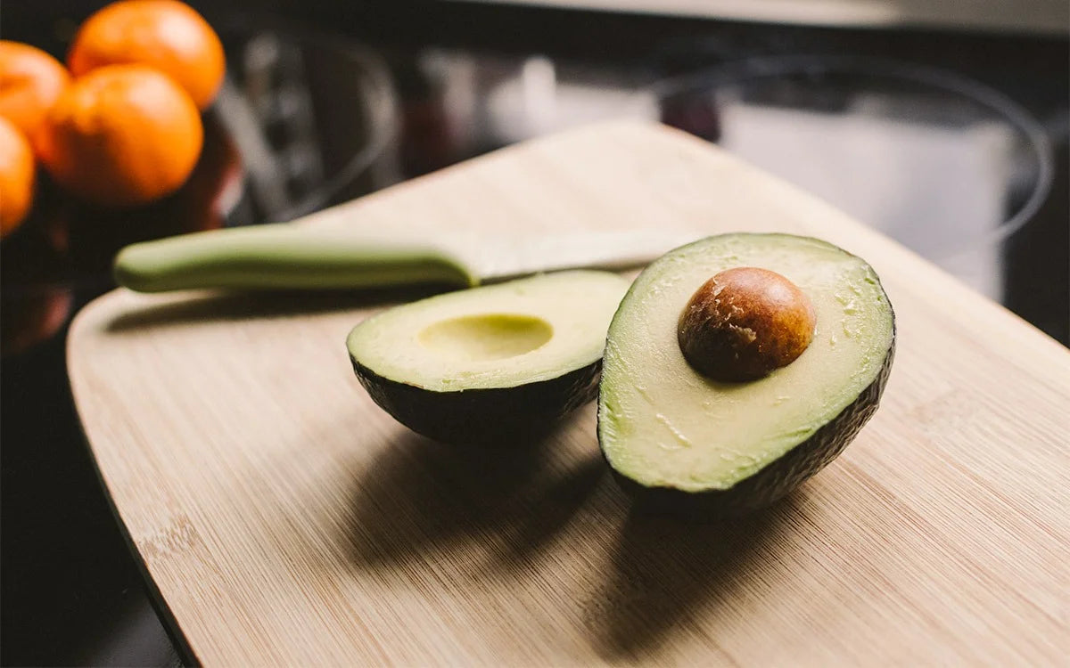 Avocado On Cutting Board