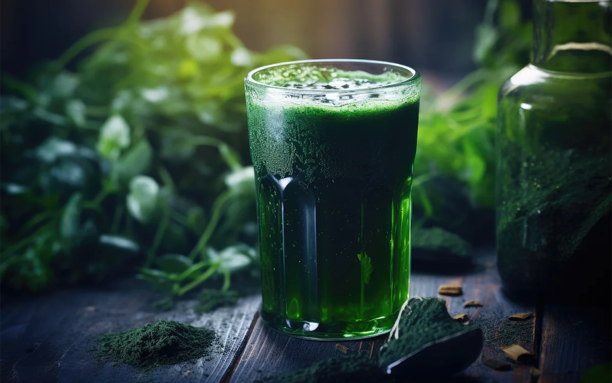 Super Greens Juice In Glass
