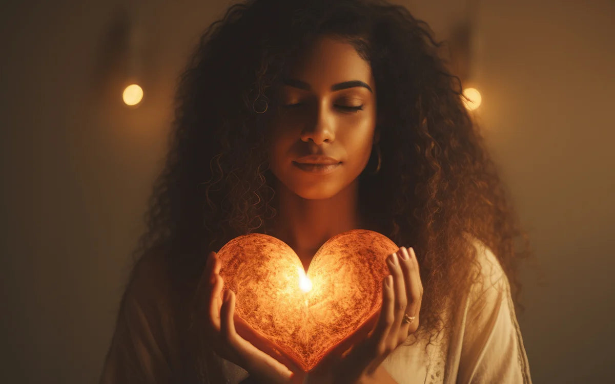 Woman With Heart Light