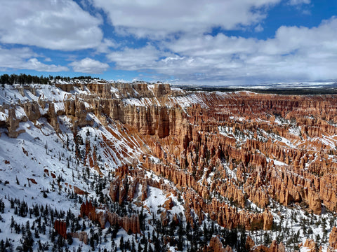 Bryce Canyon, UT in April with Snow