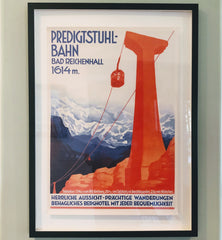 old travel poster of Kirchberg, Germany