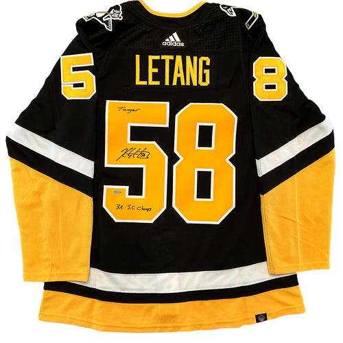 Kris Letang Autographed Memorabilia  Signed Photo, Jersey, Collectibles &  Merchandise