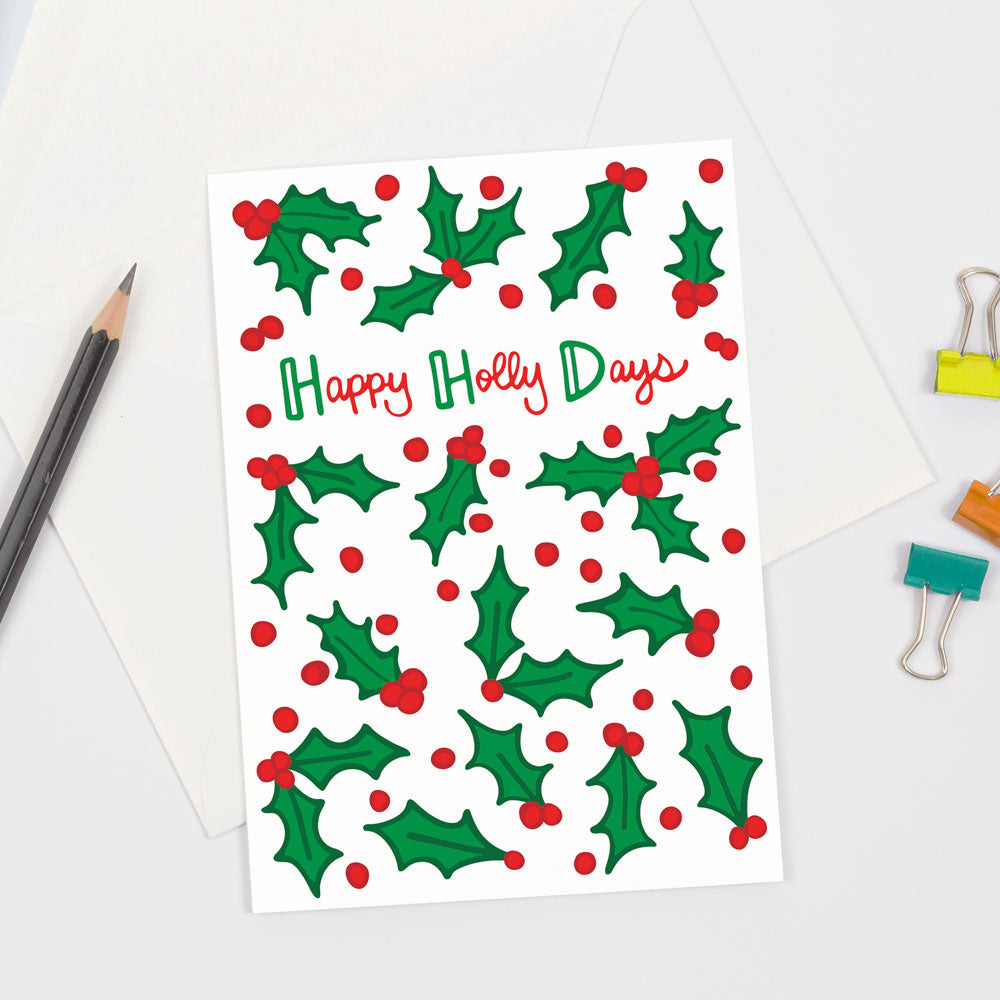 Christmas Ornaments Holiday Greeting Card - Eco-Friendly Christmas Card –  Sunny Day Designs