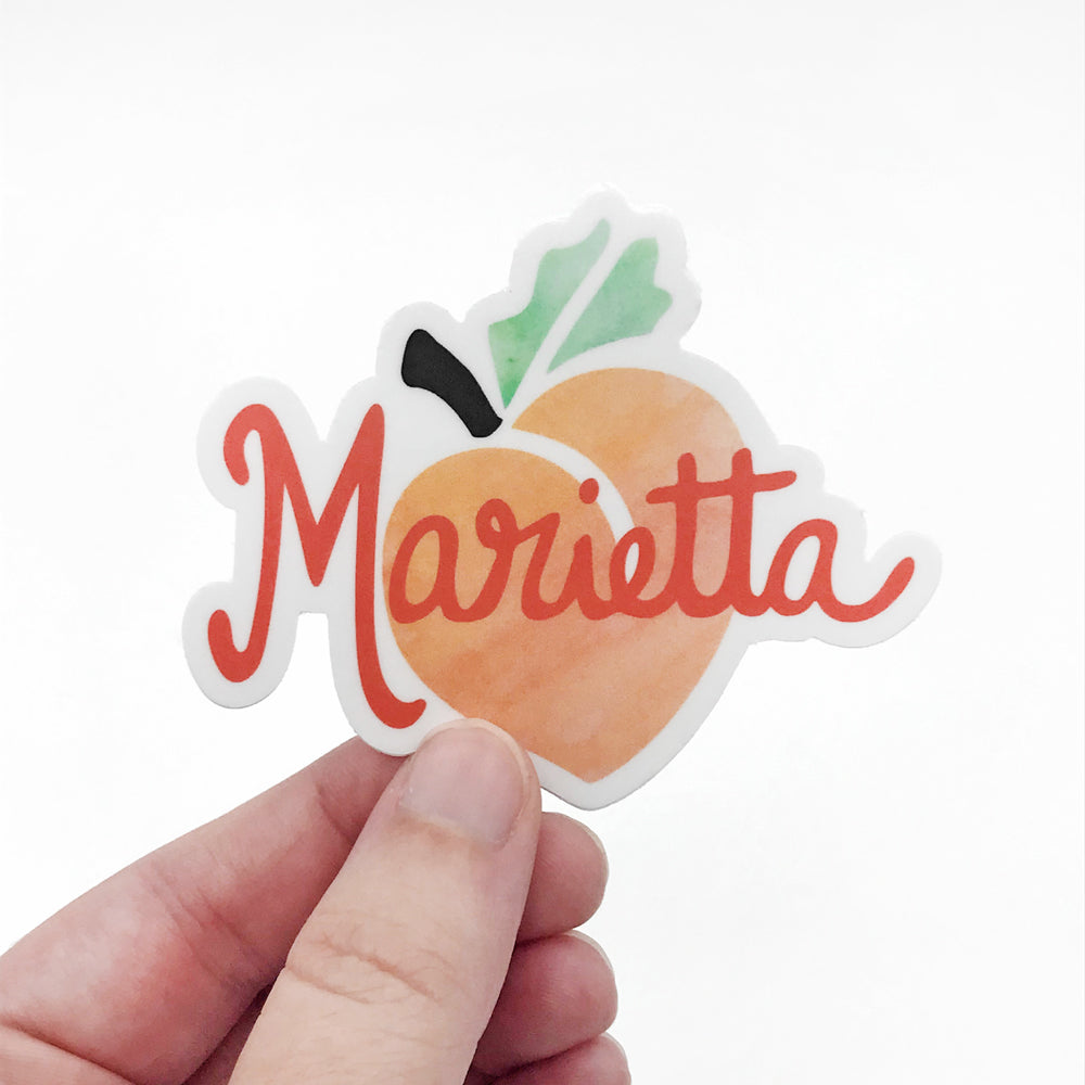 Miami, Florida Orange Vinyl Sticker for Moving Gift  Waterproof Sticker  for Florida Travelers – Sunny Day Designs