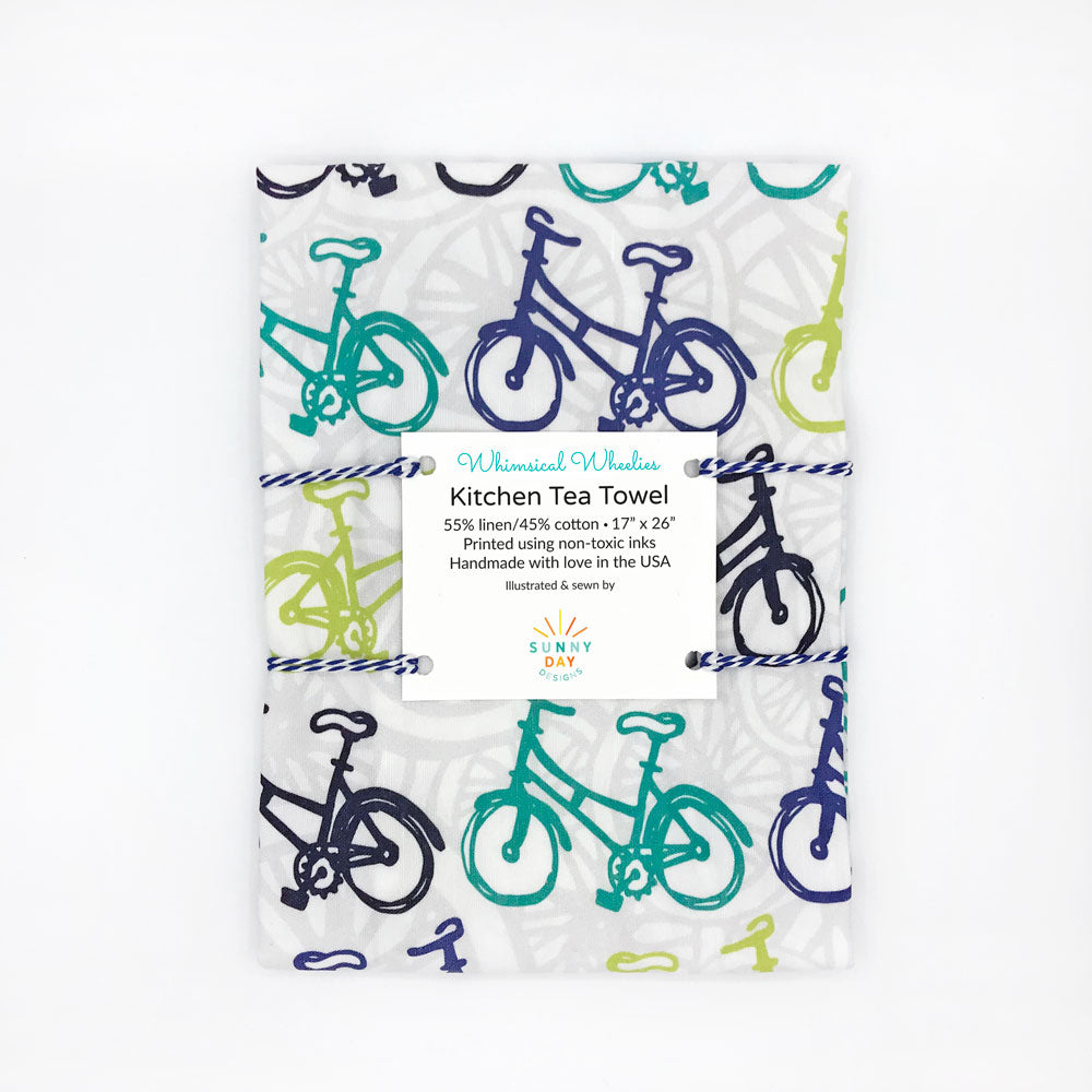 Oh Snap Sweet Pea Tea Towel - Durable Kitchen Towel Handmade in the USA –  Sunny Day Designs