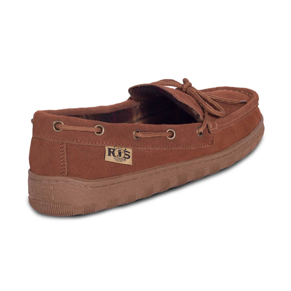 unlined moccasin slippers