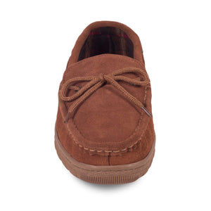 unlined moccasin slippers