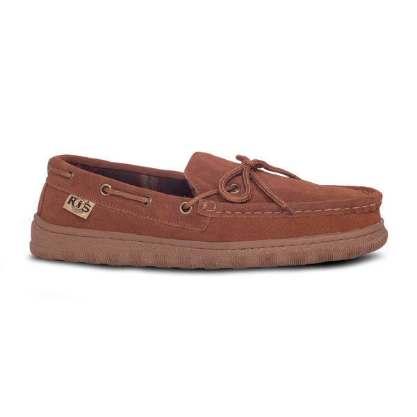 unlined moccasin slippers