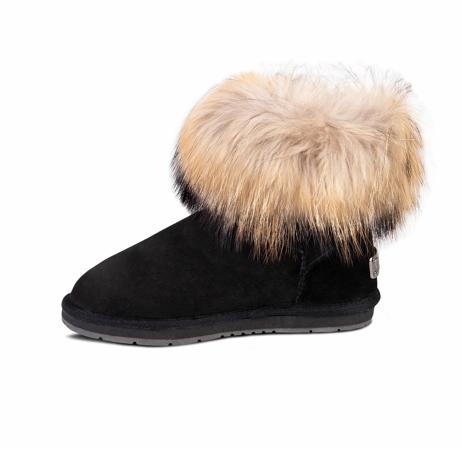 ladies black sheepskin boots