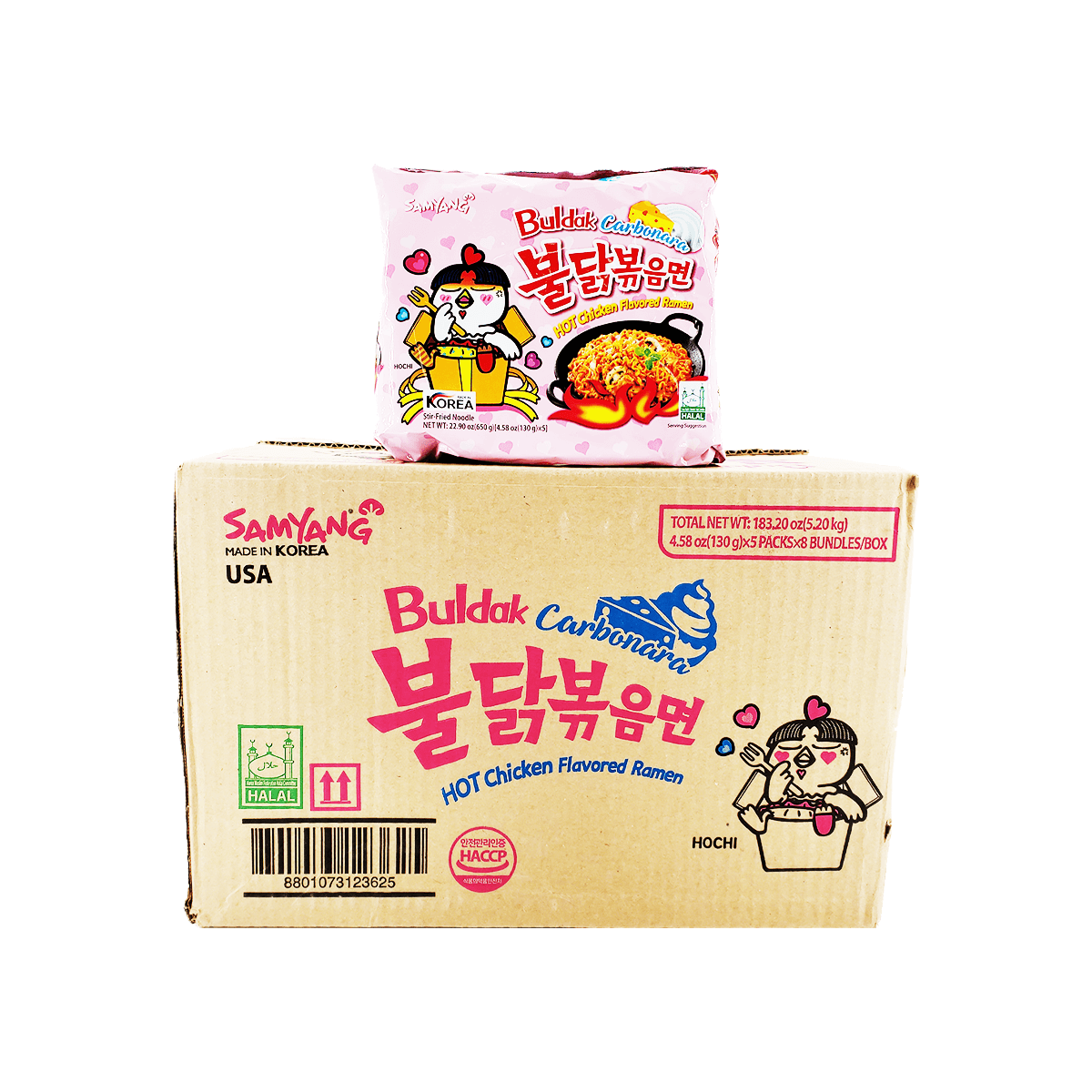 Samyang Cheese Buldak Hot Chicken Flavor Ramen Family pack 24.69oz – Ramen  Mall