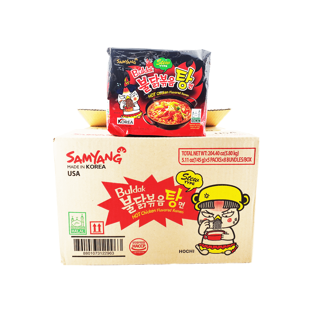Samyang Korean Buldak Spicy Chicken Noodle (single package, HALAL) – Mashi  Box