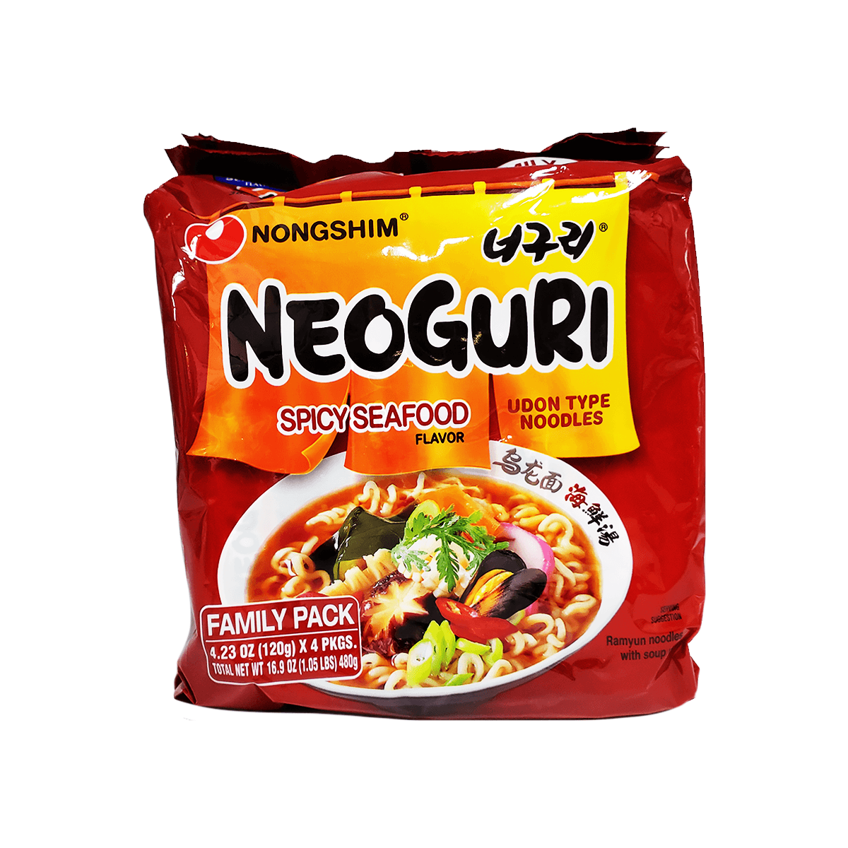 Nongshim Shin Ramyun Noodle Soup Family Pack 16.9oz (480g) – Ramen