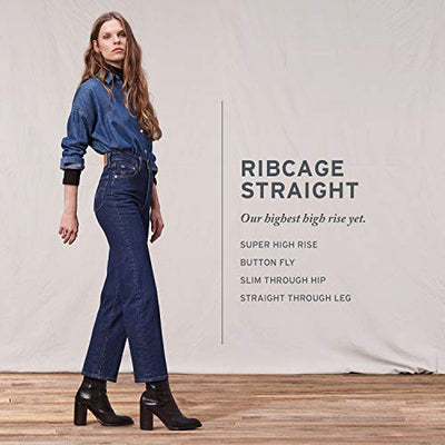 levi's ribcage straight ankle cabo night jeans