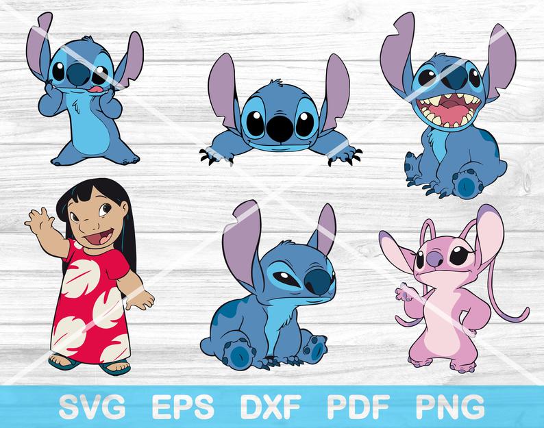 Lilo And Stitch Svg Bundle 6 Cut Files Lilo And Stitch Svg Svg Patrol
