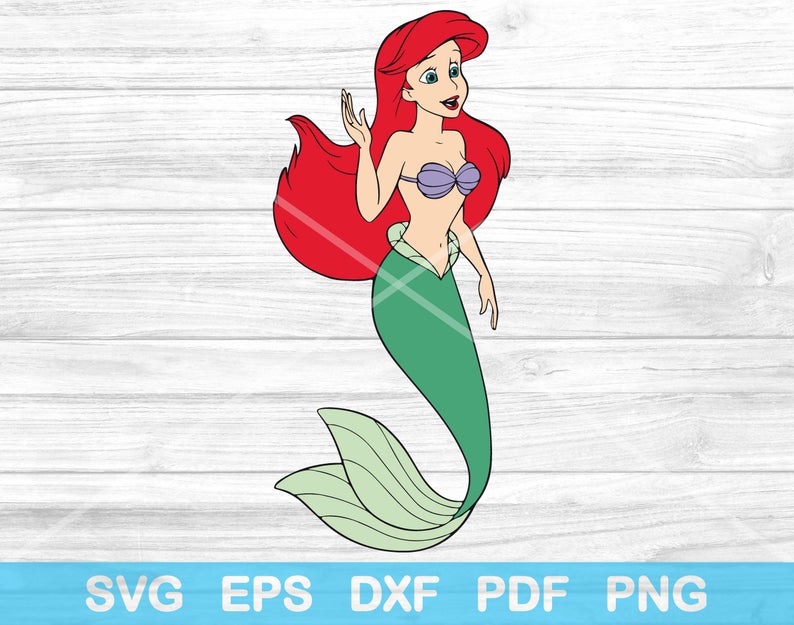 Free Free 332 Clipart Little Mermaid Svg SVG PNG EPS DXF File