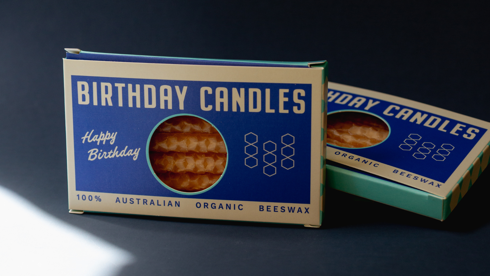 Organic Beeswax Birthday Candles