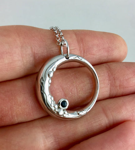 moon, female, goddess, cycle, nature, witch, tarot, real, sterling, jewelry, rickson jewelry