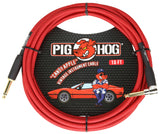 Pig Hog "Candy Apple Red" Instrument Cable, 10ft PCH10CA/PCH10CAR