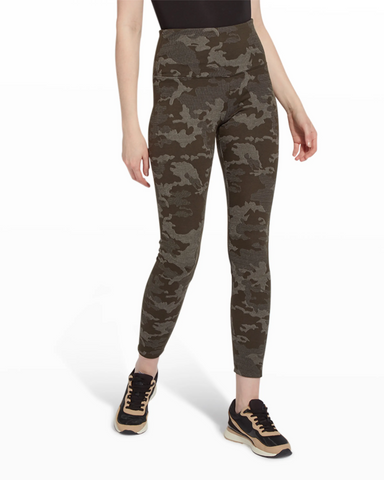 Lysse Cotton Jacquard Legging - Dark Heather Grey Camo – CAS