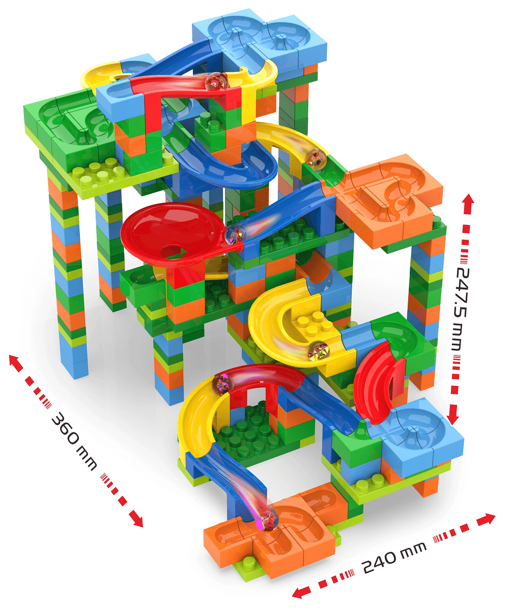 Track Maze Toy Bricks 152 PCS инструкция. Track Maze Toy Bricks инструкция 128 как строить.