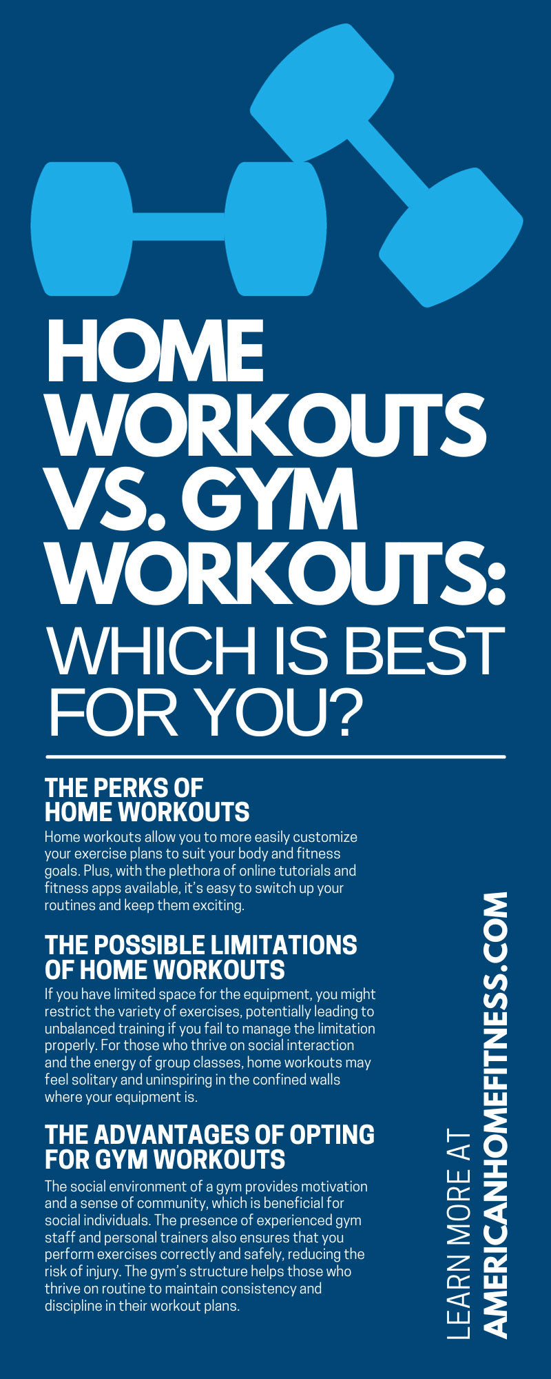 Home Workouts vs. Gym Workouts: Which Is Best for You?
