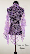 Wisteria Lace Amara Shawl - Always and Forever Custom Creations 