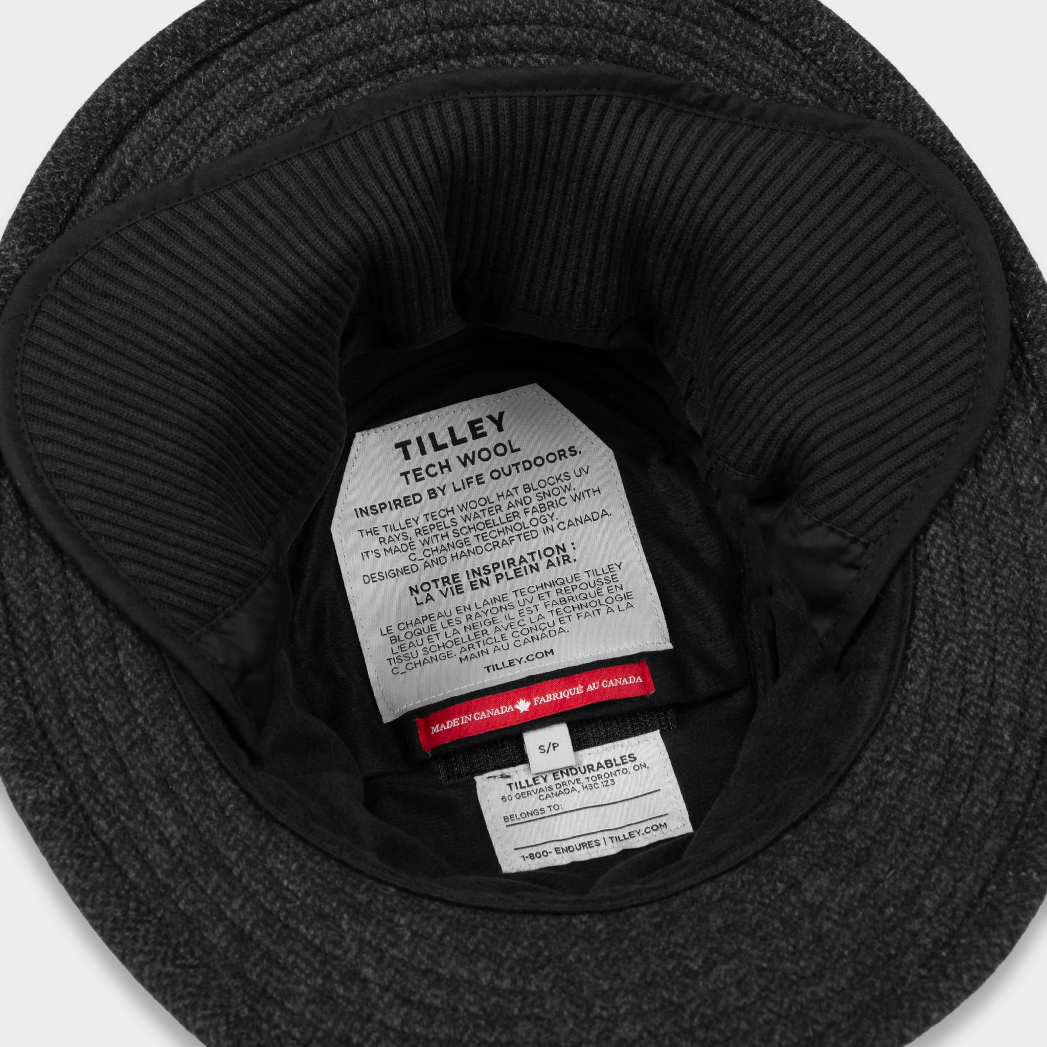 Tilley Fall Trail Hat S- Small / Charcoal Mix CHMX