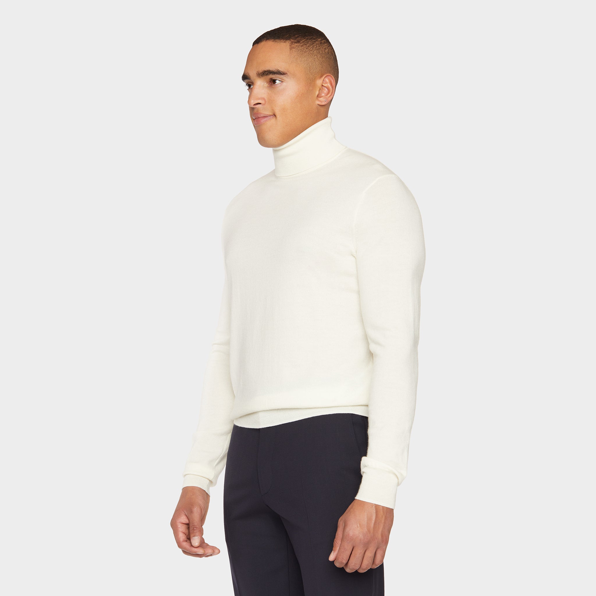 Washable Cashmere Turtleneck