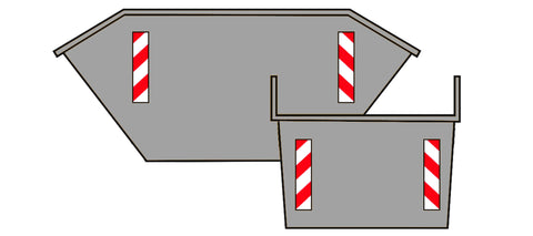 Container Warnfolie Anwendungsbeispiel