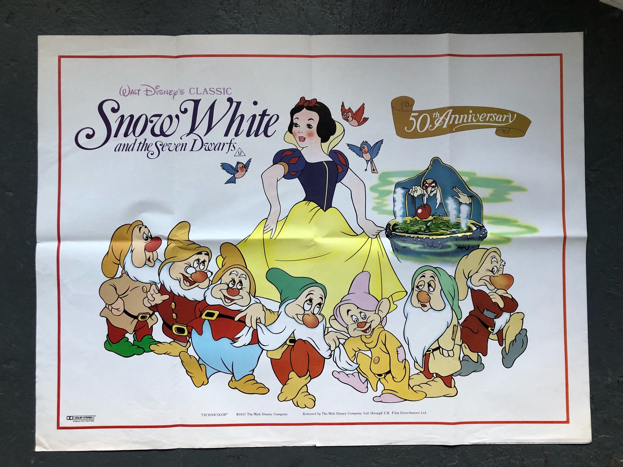 Snow White And The Seven Dwarfs 50th Anniversary Vintage Magazine Company 
