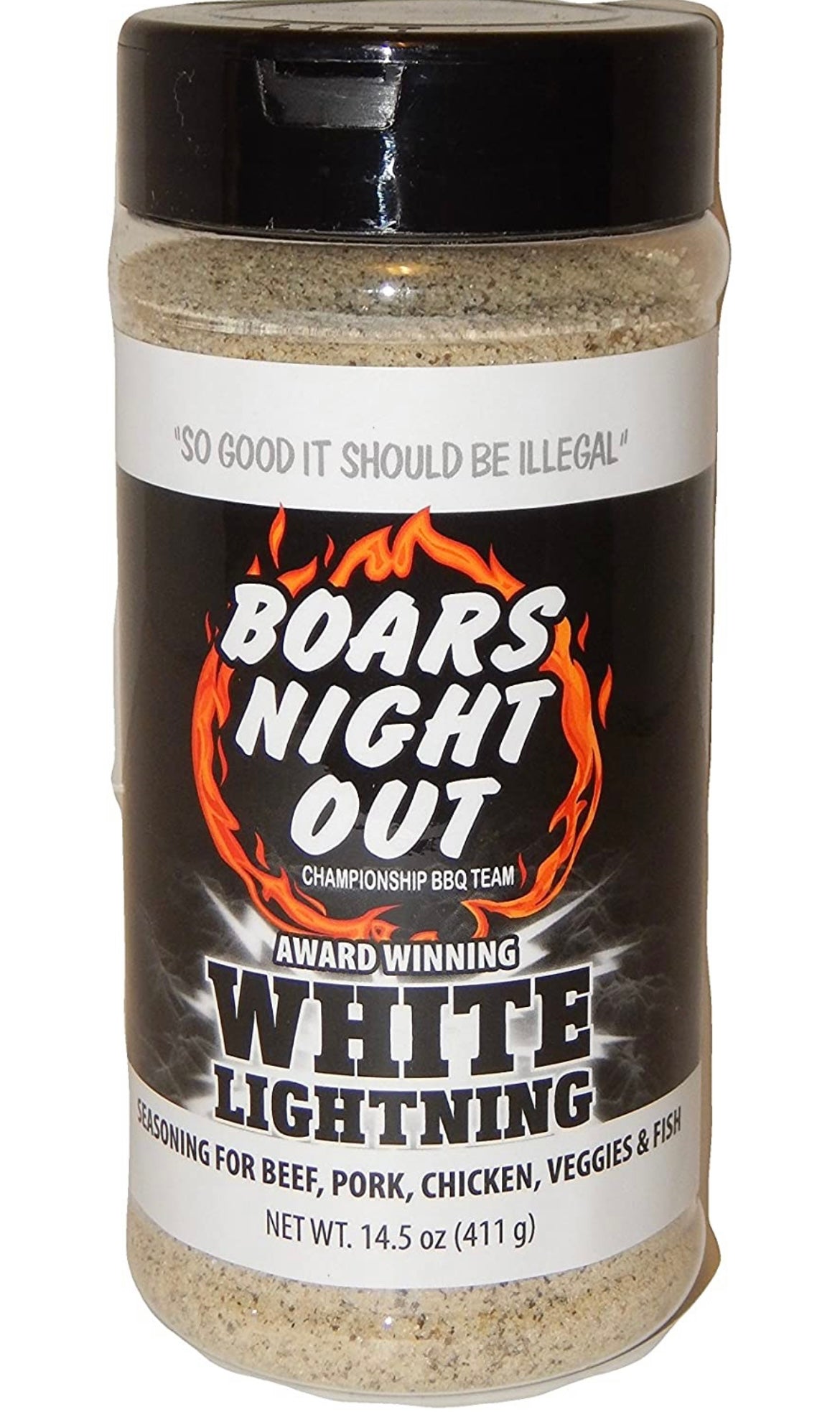 Boars Night Out White Lightning BBQ Rub - 14.5 oz.