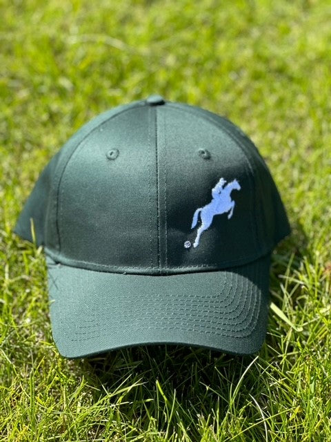 Snapback Trucker Hat Spruce Meadows Logo / Grey/Green